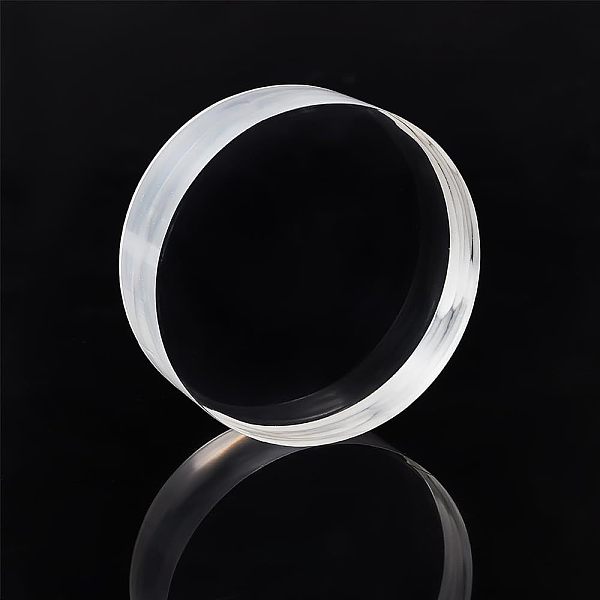 

PandaHall Acrylic Display Bases, Flat Round, Clear, 80x25mm Acrylic Flat Round Clear