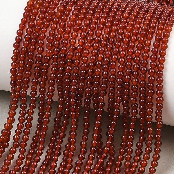 Natural Carnelian Bead Strands