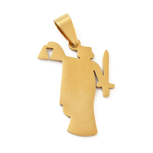 

PandaHall 201 Stainless Steel Pendants, Libra Law, Golden, 29.5x23x1.5mm, Hole: 8x4mm 201 Stainless Steel Others