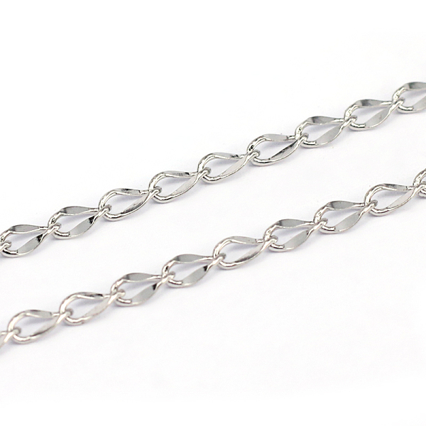 

PandaHall 304 Stainless Steel Curb Chains, Soldered, Stainless Steel Color, 4.5~5x3x0.5mm 304 Stainless Steel