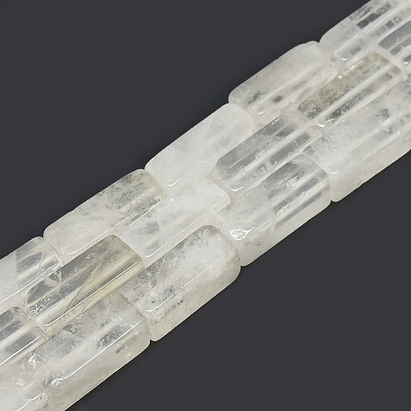 

PandaHall Natural Quartz Crystal Beads Strands, Cuboid, 20~21x8~8.5x8~8.5mm, Hole: 1mm, about 19pcs/strand, 15.5 inch Quartz Crystal Cuboid