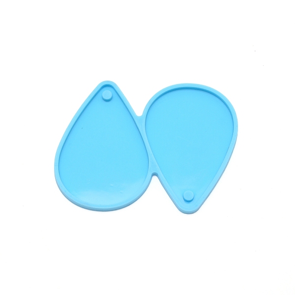 

PandaHall Teardrop DIY Pendant Silicone Molds, for Earring Making, Resin Casting Molds, For UV Resin, Epoxy Resin Jewelry Making, Deep Sky...