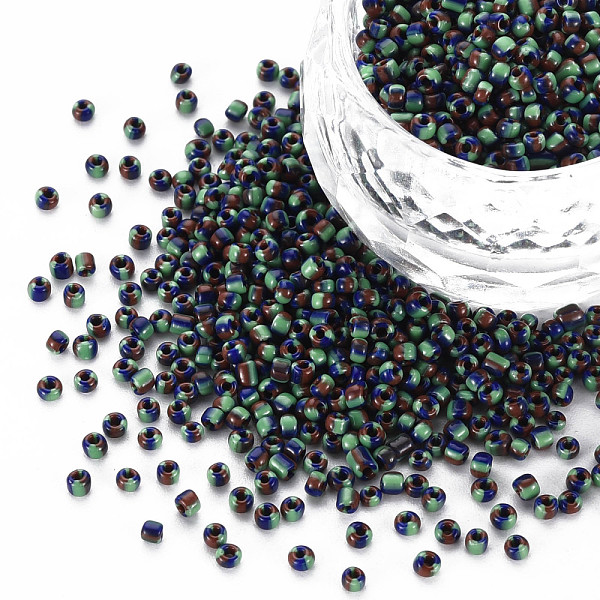 

PandaHall 12/0 Opaque Glass Seed Beads, Opaque Colours Seep, Round Hole, Flat Round, Aquamarine, 2~2.5x1.5~2mm, Hole: 0.7mm, about..., Green