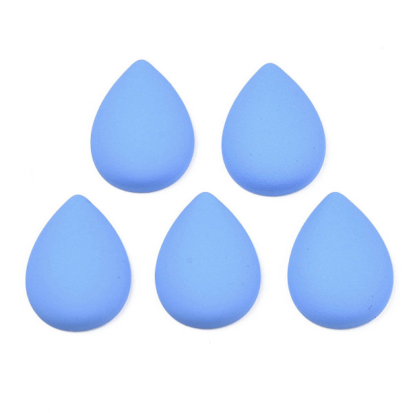 

PandaHall Opaque Spray Painted Acrylic Cabochons, Teardrop, Cornflower Blue, 17.5x12.5x4mm Acrylic Teardrop