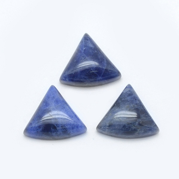 

PandaHall Natural Sodalite Cabochons, Triangle, 15.5x14x5mm Sodalite Triangle