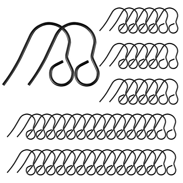 

PandaHall 100Pcs 316 Stainless Steel Hypoallergenic French Earring Hooks, Flat Earring Hooks, Ear Wire, with Horizontal Loop...