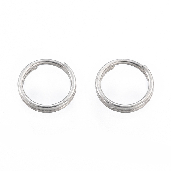 

PandaHall 304 Stainless Steel Split Rings, Double Loops Jump Rings, Stainless Steel Color, 6x1mm, Inner Diameter: 5mm, Single Wire: 0.6mm...