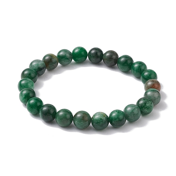 

PandaHall Natural Emerald Beaded Bracelets, Inner Diameter: 5.2cm Emerald