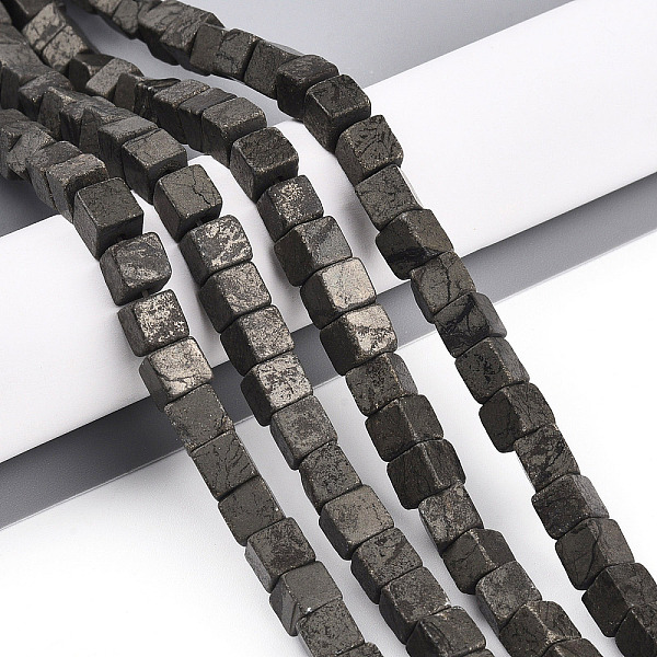 Natural Pyrite Bead… - image