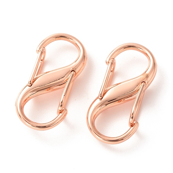 

PandaHall Zinc Alloy DIY Bags Adjustable Clasps Accessories, Bags Buckle, Rose Gold, 2.75x1.3x0.7cm Alloy