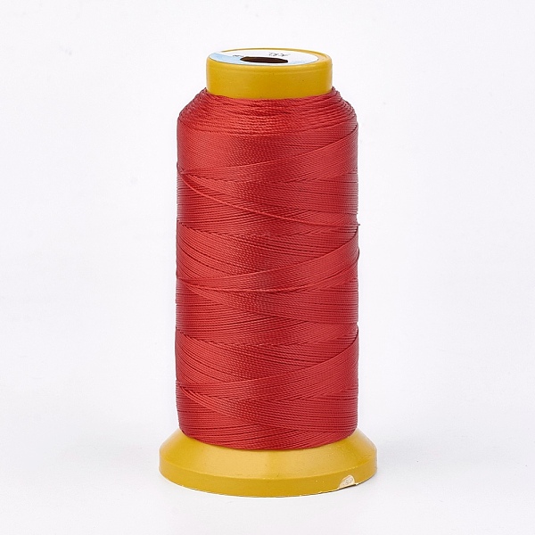

PandaHall Polyester Thread, for Custom Woven Jewelry Making, Red, 0.5mm, about 480m/roll Polyester Red
