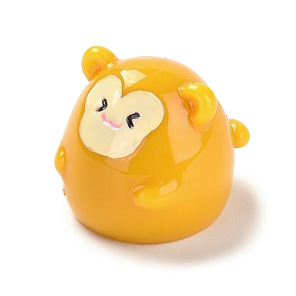 

PandaHall Cute Resin Animal Ornaments, Micro Landscape Display Decorations, Monkey, 19x20x22mm Resin Monkey