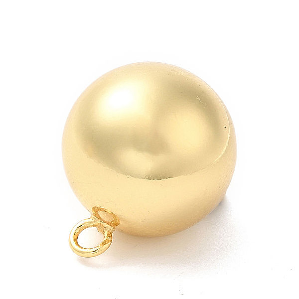 

PandaHall Brass Pendants, Lead Free & Cadmium Free, Long-Lasting Plated, Ball Charm, Real 18K Gold Plated, 24.5x20mm, Hole: 2.6mm Brass...