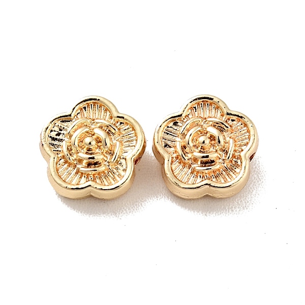 

PandaHall Rack Plating Alloy Beads, Long-Lasting Plated, Cadmium Free & Lead Free, Flower, Real 14K Gold Plated, 7.5x4mm, Hole: 1mm Alloy...