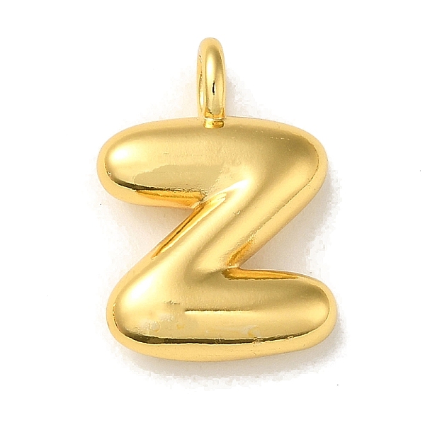 

PandaHall Brass Pendants, Real 18K Gold Plated, Letter Z, 19.5x13.5x5.5mm, Hole: 3.3mm Brass Letter Z
