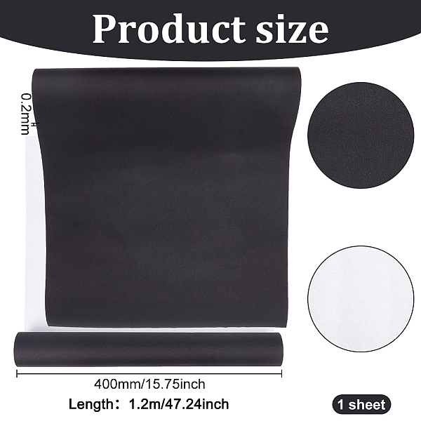 

PandaHall BENECREAT 47.25x15.75 Inch Black Book Binding Cloth, Bookcover Fabric Surface with Paper Backed Nylon Fabric for Book Binding...