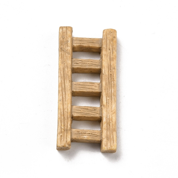PandaHall Opaque Resin Cabochons, Ladder, Wheat, 31.5x14.5x4.5mm Resin Tool Orange