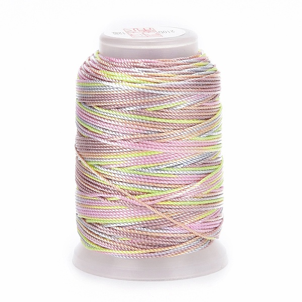 5 Rolls 12-Ply Segment Dyed Polyester Cords