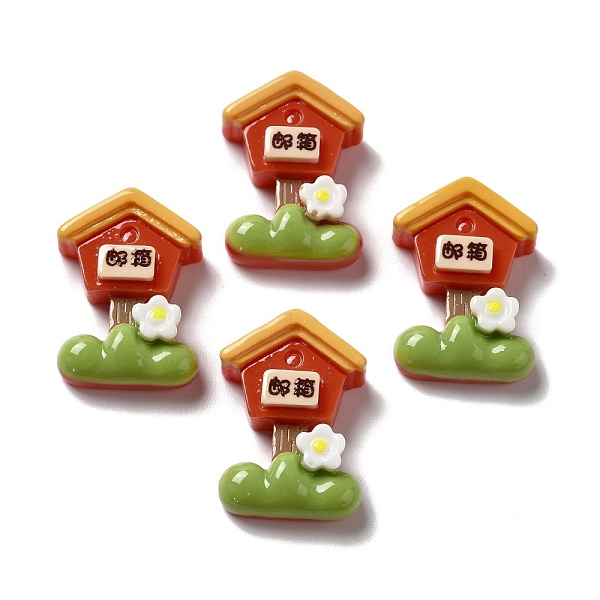 

PandaHall Opaque Resin Cabochons, Mailbox, Orange, 27.5x19x7mm Resin Others Orange