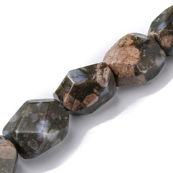 

PandaHall Natural Llanite Beads Strands, Faceted, Nuggets, 16~17x11~13x11~13mm, Hole: 1.5mm, about 13pcs/strand, 8.46~8.58 inch(21.5~21.8cm)...