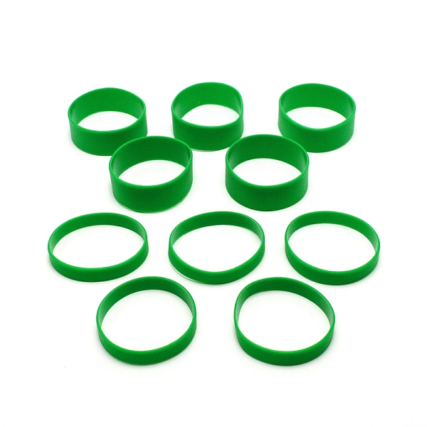 

PandaHall Silicone Bands, Heat Transfer Silicone Wraps Sublimation Bands, Green, 69~72x12~24mm, Inner Diameter: 70mm, 10pcs/set Silicone...