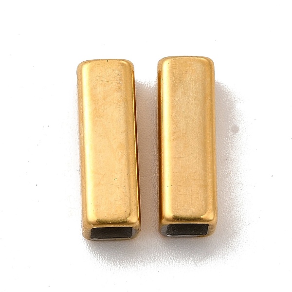 

PandaHall Ion Plating(IP) 304 Stainless Steel Beads, Rectangle, Real 18K Gold Plated, 15x5x5mm, Hole: 3.5x3.5mm 304 Stainless Steel...