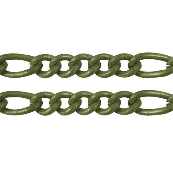 

PandaHall Iron Handmade Chains Figaro Chains Mother-Son Chains, Unwelded, Antique Bronze Color, with Spool, Mother link: 4x8mm, Son link...