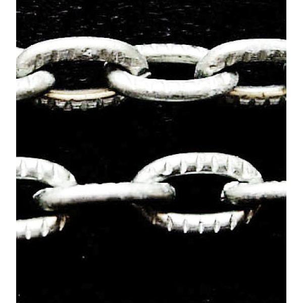 

PandaHall Iron Cable Chains, Unwelded, with Spool, Platinum Color, Link:5.5x9mm, 1.5mm thick, 50m/roll Iron