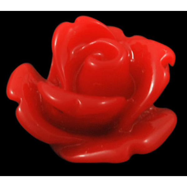 

PandaHall Resin Cabochons, Flower, Red, 7.5x6mm Resin Flower Red