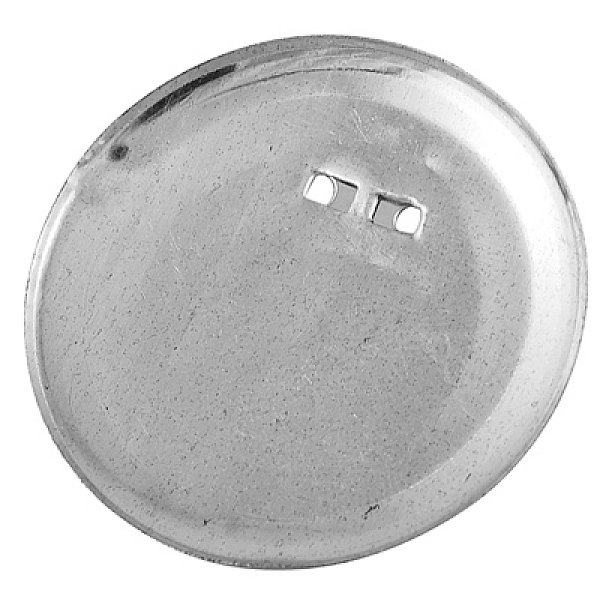 

PandaHall Iron Pins, Platinum Color, about 36mm in diameter, 6mm thick Iron