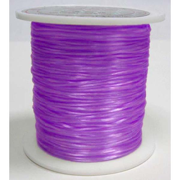 

PandaHall Flat Elastic Crystal String, Elastic Beading Thread, for Stretch Bracelet Making, Dyed, Purple, 0.8mm, about 65.61 yards(60m)/roll...