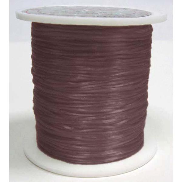 

PandaHall Flat Elastic Crystal String, Elastic Beading Thread, for Stretch Bracelet Making, Dyed, Saddle Brown, 0.8mm, about 65.61 yards...