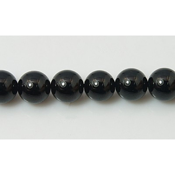 

PandaHall Natural Tourmaline Bead Strands, Round, Black, 12mm, Hole: 1.2mm, about 33pcs/strand, 15.7 inch Tourmaline Round Black