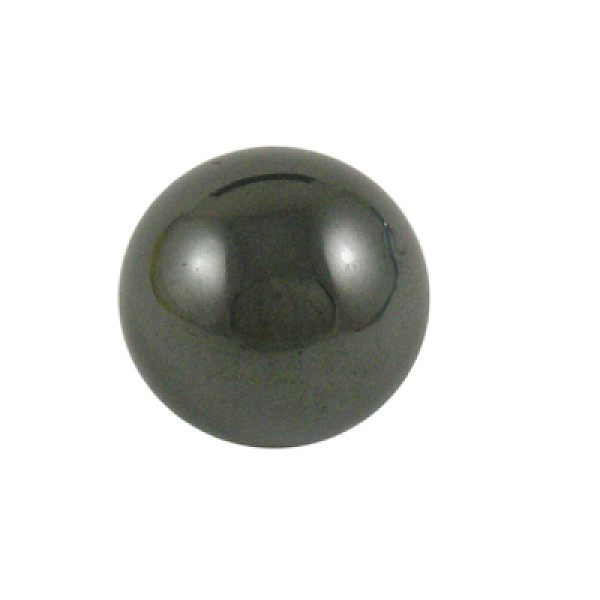 PandaHall Magnetic Synthetic Hematite Beads, Gemstone Sphere, No Hole/Undrilled, Round, 20mm Magnetic Hematite Round Black
