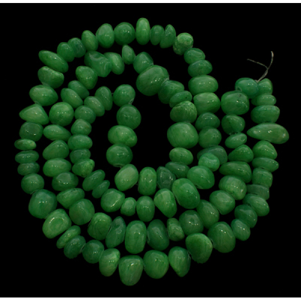 

PandaHall Natural Yellow Jade Beads Strands, Dyed, Mixed Color, about 7~10mm wide, 8~12mm long, hole: 1mm, about 160pcs/strand, 34 inch..., Multicolor