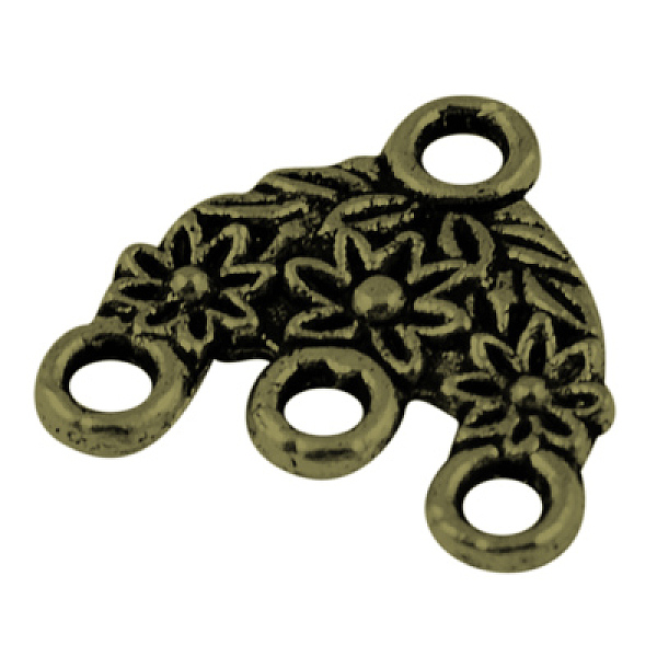 

PandaHall Tibetan Style Links, Antique Bronze Lead Free, Cadmium Free and Nickel Free, Hat, 15x16x2mm, Hole: 2mm Alloy Hat