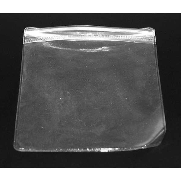 

PandaHall Plastic Zip Lock Bags, Resealable Packaging Bags, Top Seal Thick Bags, Rectangle, 10.5x10.5cm, Unilateral Thickness: 4.7 Mil..., Clear