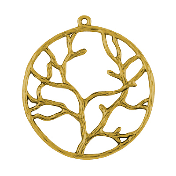 

PandaHall Alloy Metal Tree of Life Pendants, Cadmium Free & Lead Free, Flat Round with Tree of Life, Antique Golden, 44x40x2mm, Hole: 2mm...