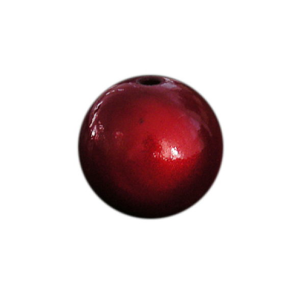 

PandaHall Spray Painted Acrylic Beads, Miracle Beads, Bead in Bead, Round, Red, 14mm, Hole: 2mm, about 330pcs/500g Acrylic Round Red