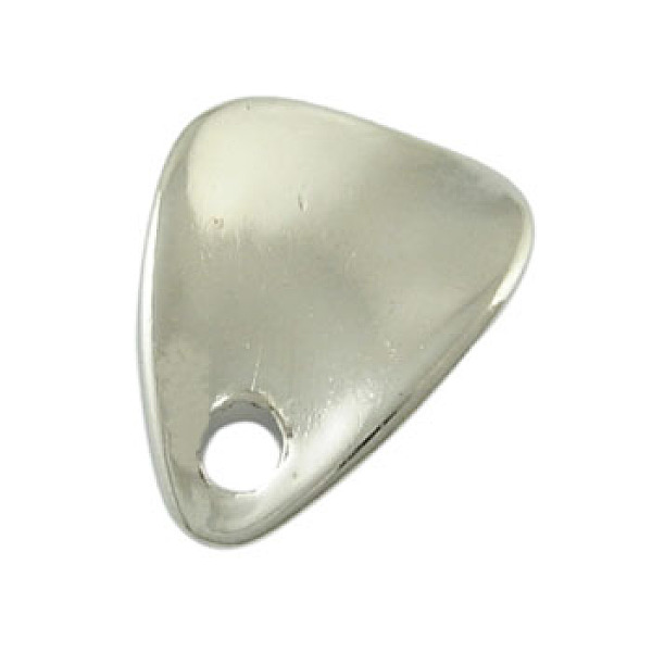 

PandaHall CCB Plastic Pendants, Triangle, Nickel Color, about 19mm long, 14mm wide, 3.5mm thick, hole: 2.5mm Plastic Triangle