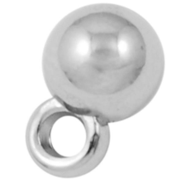 

PandaHall CCB Plastic Charms, Round, Nickel Color, about 9mm long, 6mm wide, 6mm thick, hole: 2mm Plastic Round