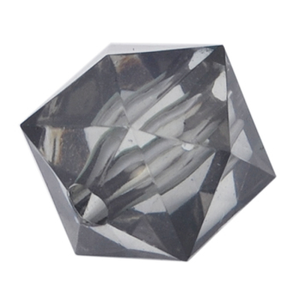 PandaHall Transparent Acrylic Beads, Faceted Hexagon, black, about 12mm long, 14mm wide, hole: 2mm, 391pcs/500g Acrylic Hexagon Black PandaHall Transparent Acrylic Beads, Faceted Hexagon, black, about 12mm long, 14mm wide, hole: 2mm, 391pcs/500g Acrylic Hexagon Black