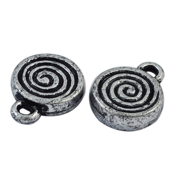

PandaHall Antique Silver Acrylic Charms, Flat Round, about 13mm long, 10mm wide, 3mm thick, hole: 1.5mm, about 1730pcs/500g Acrylic Flat...