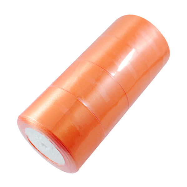 

PandaHall Single Face Satin Ribbon, Polyester Ribbon, Orange, 2 inch(50mm), about 25yards/roll(22.86m/roll), 100yards/group(91.44m/group)...