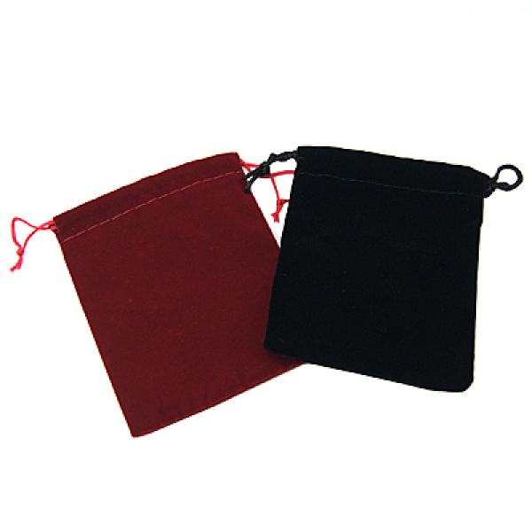 

PandaHall Velvet Jewelry Bags, Mixed Color, 105x90mm Velvet Multicolor