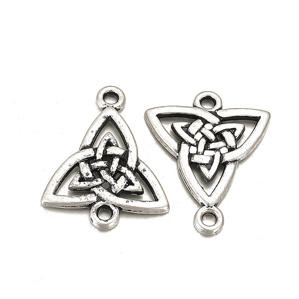 

PandaHall Tibetan Style Alloy Links connectors, Matte Style, Triangle, Cadmium Free & Nickel Free & Lead Free, Thailand Sterling Silver...