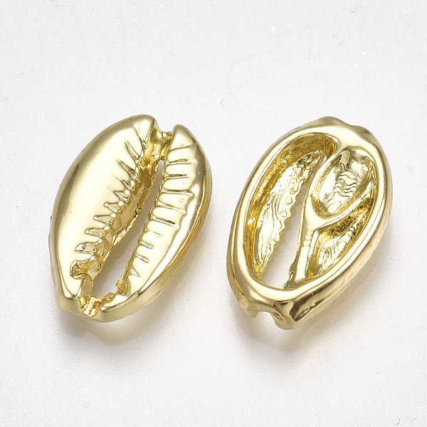 

PandaHall Alloy Pendants, Cowrie Shell, Light Gold, 19x12x4mm Alloy Shell Shape