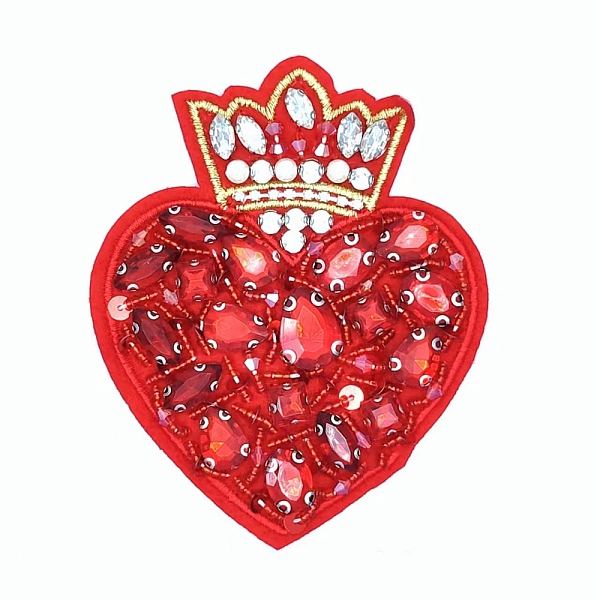 Accesorios De Disfraz De Rhinestone De Corazón