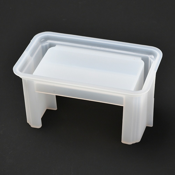 

PandaHall Silicone Cup Mat Molds, Resin Casting Molds, For UV Resin, Epoxy Resin Craft Making, Coaster Storage Rack Shape, White...