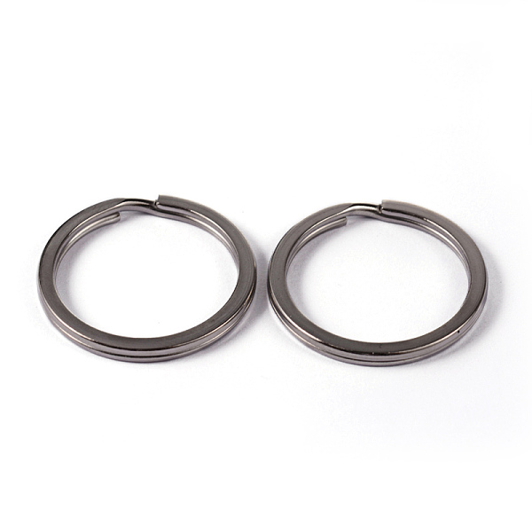 

PandaHall 304 Stainless Steel Split Key Rings, Keychain Clasp Findings, Stainless Steel Color, 3x30mm 304 Stainless Steel Ring